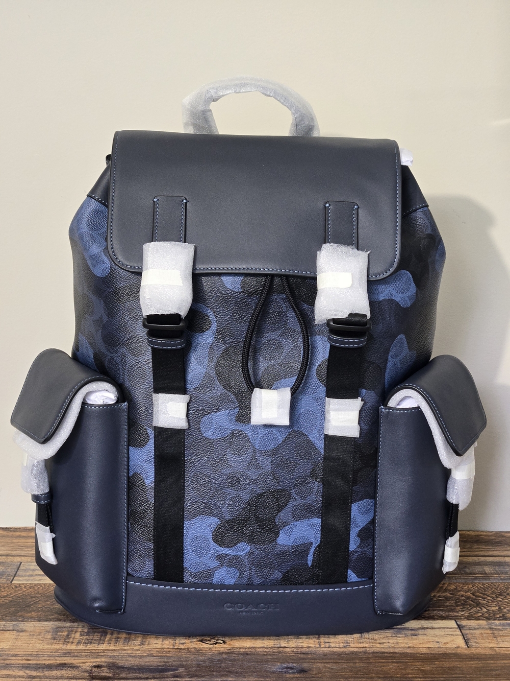 NWT Coach Clark Backpack In Signature Camo Print
